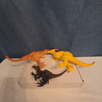 Dinosaur Toy Figures Lot of 6 T-Rex Triceratops Stegosaurus