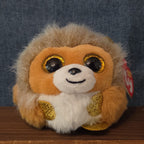 Ty Puffies Beanie Balls Caesar Lion Plush Toy 3" Glitter Eyes with tag Protector