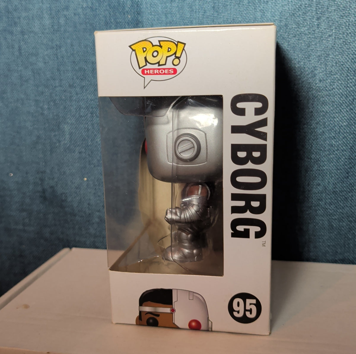 Funko Pop Heroes Cyborg 95 Vinyl Figure DC Comics NIB with Protector