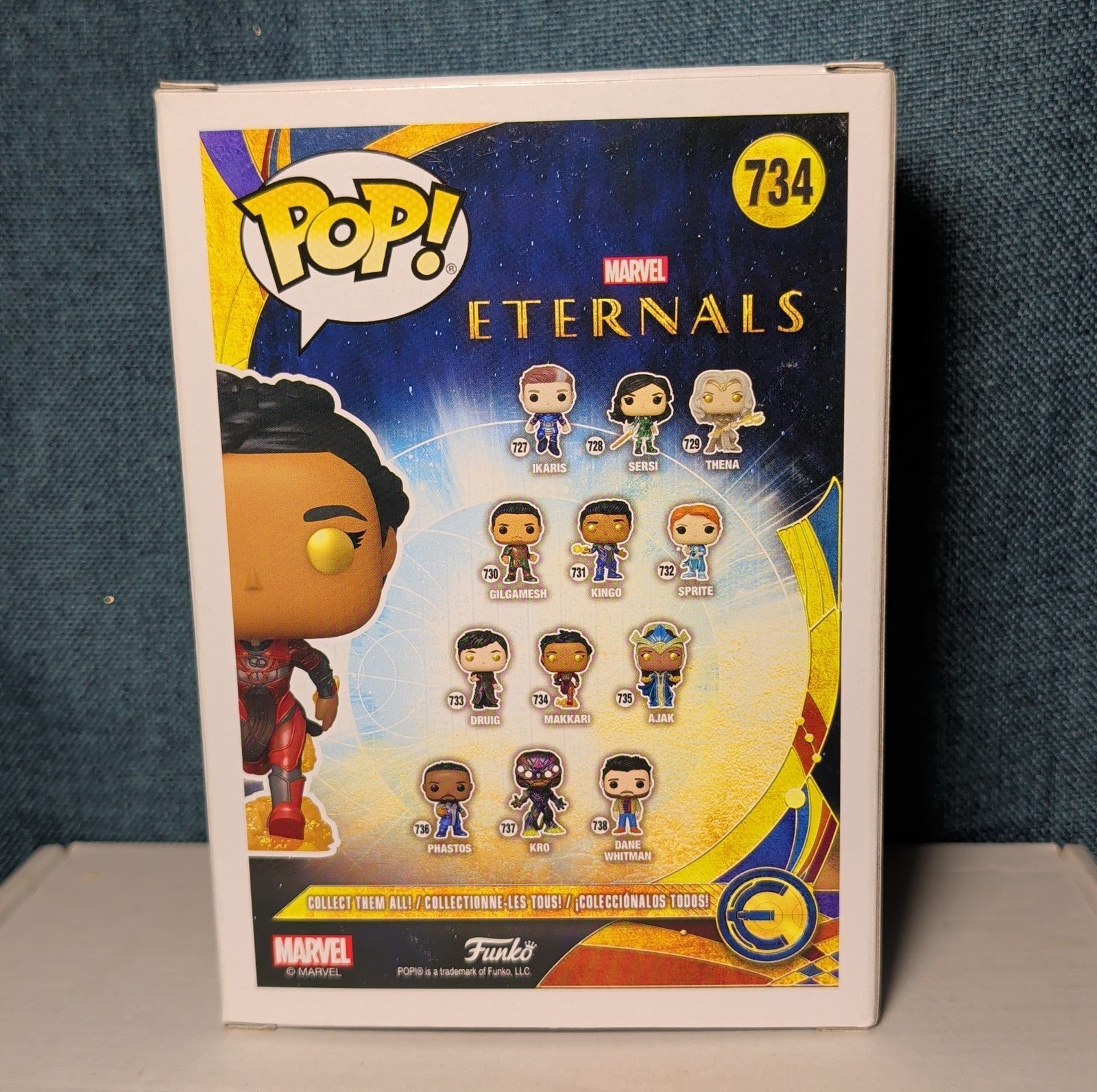 Funko Pop Makkari 734 Marvel Eternals Bobble-Head Figure NIB with Protector