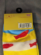 Odd Sox Swedish Fish Socks Crew Novelty Candy Licensed