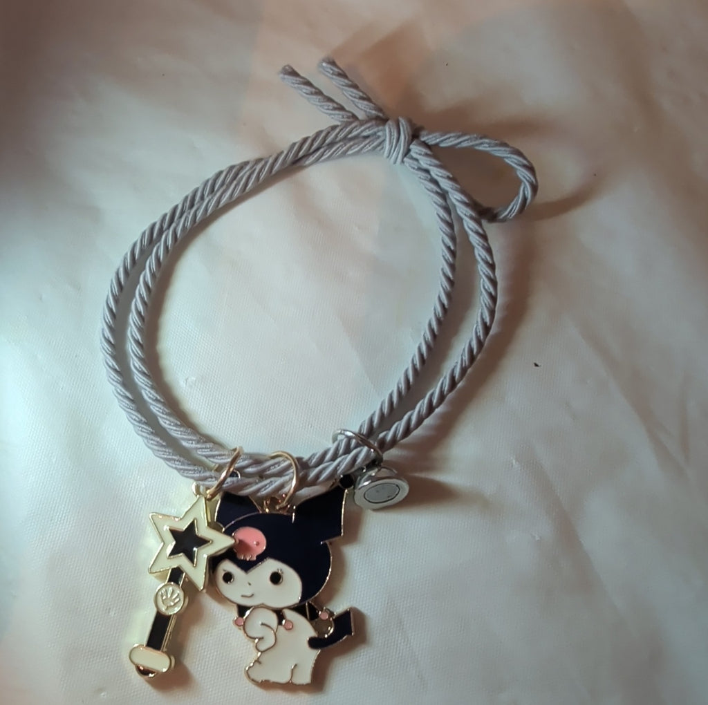 Kuromi My Melody Magnetic Friendship Bracelet Set Enamel Kawaii Y2K  OS