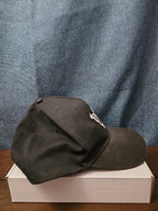 True Religion Hat Black Baseball Cap Buddha Design Adjustable Snapback Mens