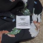 Simply Styled Sears Floral Sleeveless Blouse Tiered Top L
