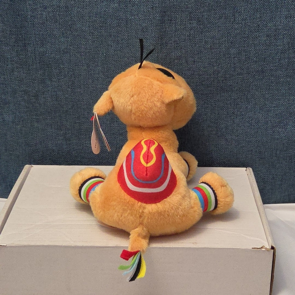 Ty Beanie Boos Jamal Camel 6" Plush Gold Glitter Eyes Retired 2014 MWMT 36155