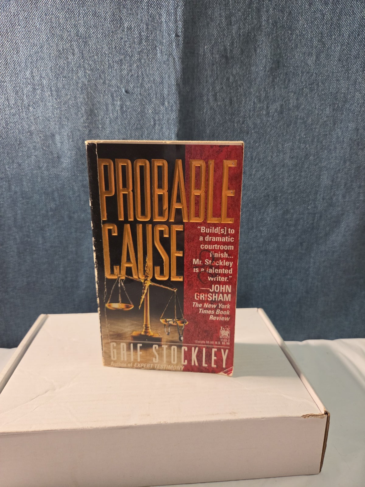 Probable Cause Grif Stockley  Paperback Gideon Page Legal Thriller Book