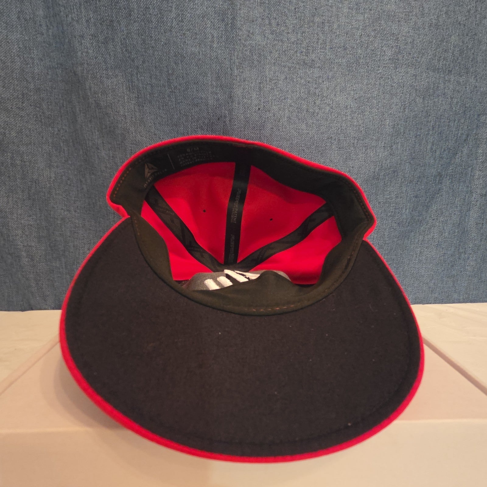 Flexfit Delta Hat SM Red Fly Embroidered Baseball Cap Fitted Performance 180