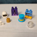 LEGO Minifigure Parts | Accessories GOLDFISH HEAD Hand Top Hat | Helmet Unique!