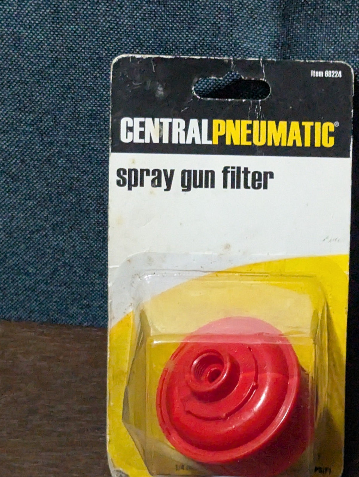 2 Central Pneumatic Inline Spray Gun Filters | Water Trap 1/4" NPT | NOS 88224