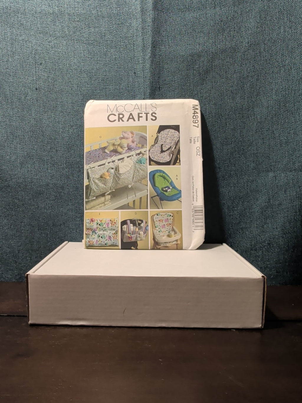 McCall's M4897 Nursery Decor Pattern 2005 Crib Organizer Diaper Stacker UNCUT
