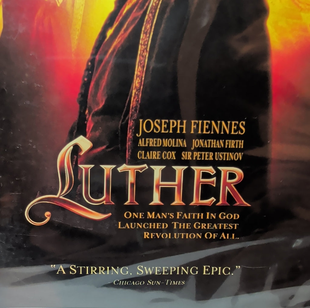 Luther DVD MGM Joseph Fiennes Christian History 2003 New Sealed 828706545461