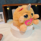 Zuru Rainbocorns Kittycorn Clover w/wings Surprise w/long furry beige tail