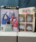 4 Sewing Patterns | Kids PJs & Retro Sweatsuits | Tote Bags | Window Valance