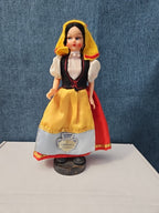 Vintage Italian Souvenir Dolls Pair | Genova & Sorrento | Sleep Eyes