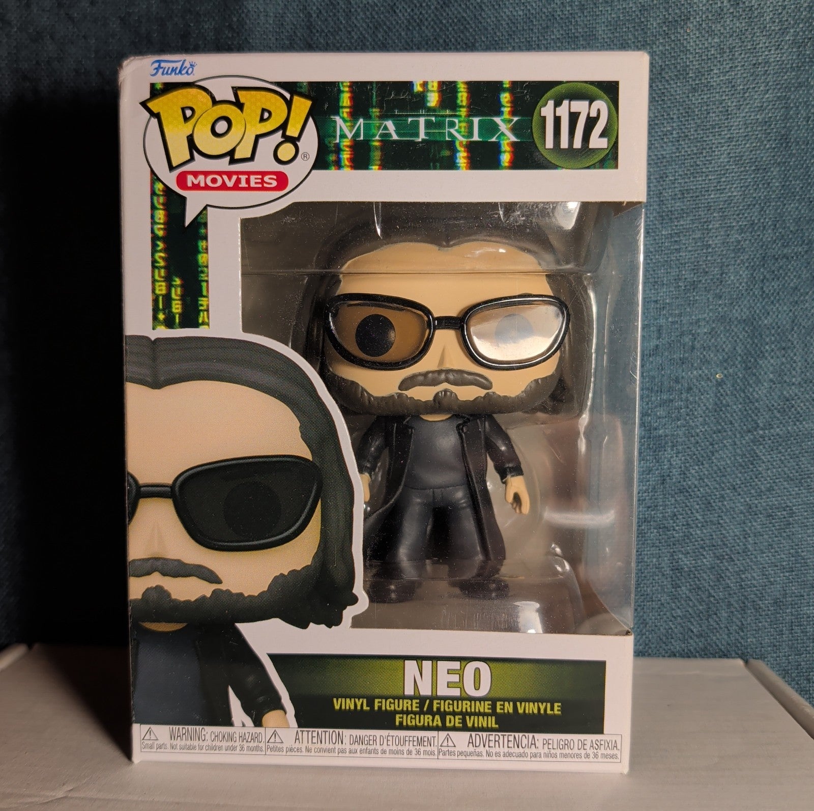 Funko Pop! Movies Matrix Neo 1172 Vinyl Figure Resurrections with Protector