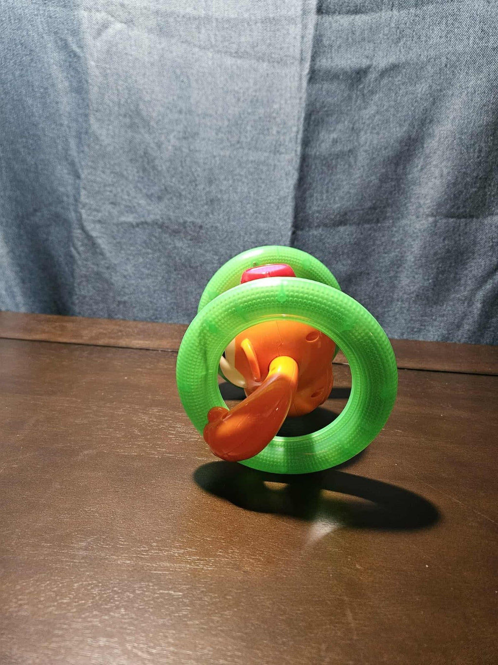 Bright Starts Roll & Glow Monkey | Musical Light Up Crawl Toy | Tummy Time Toy