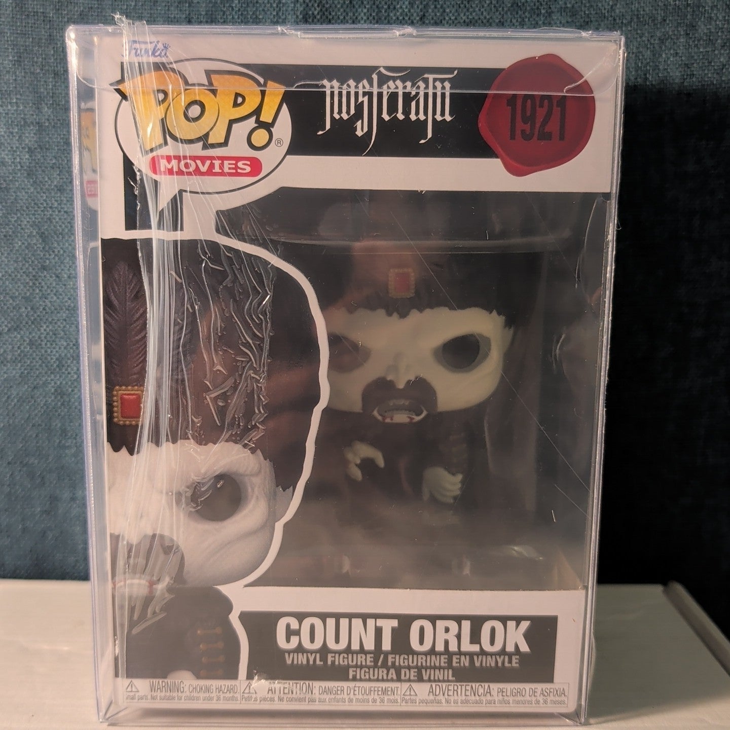 Funko Pop Movies Count Orlok #1921 Nosferatu  Vinyl Figure In Box w/ Protector