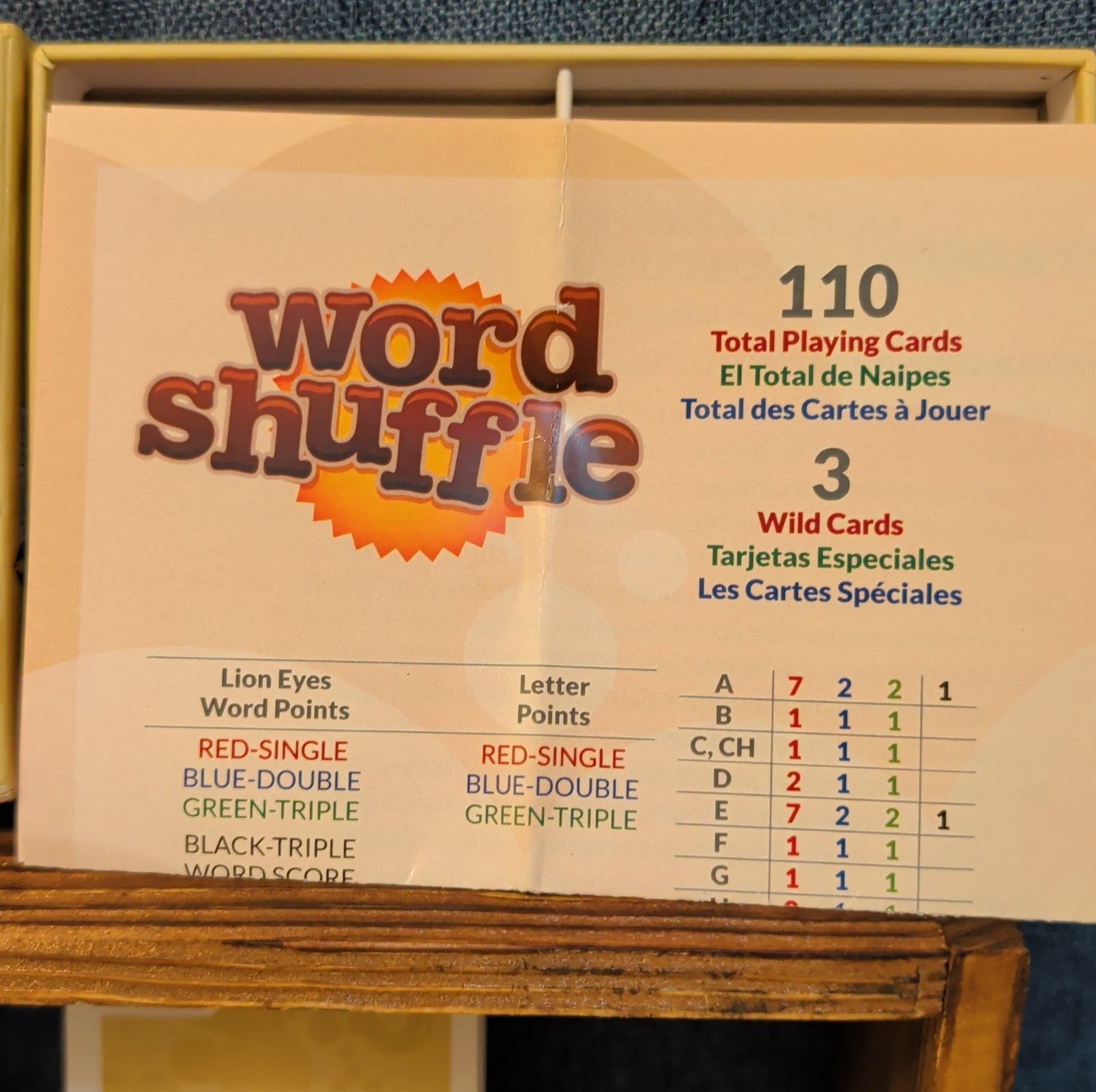Breaking Games Word Shuffle Card Game 2016 Complete 852468006083