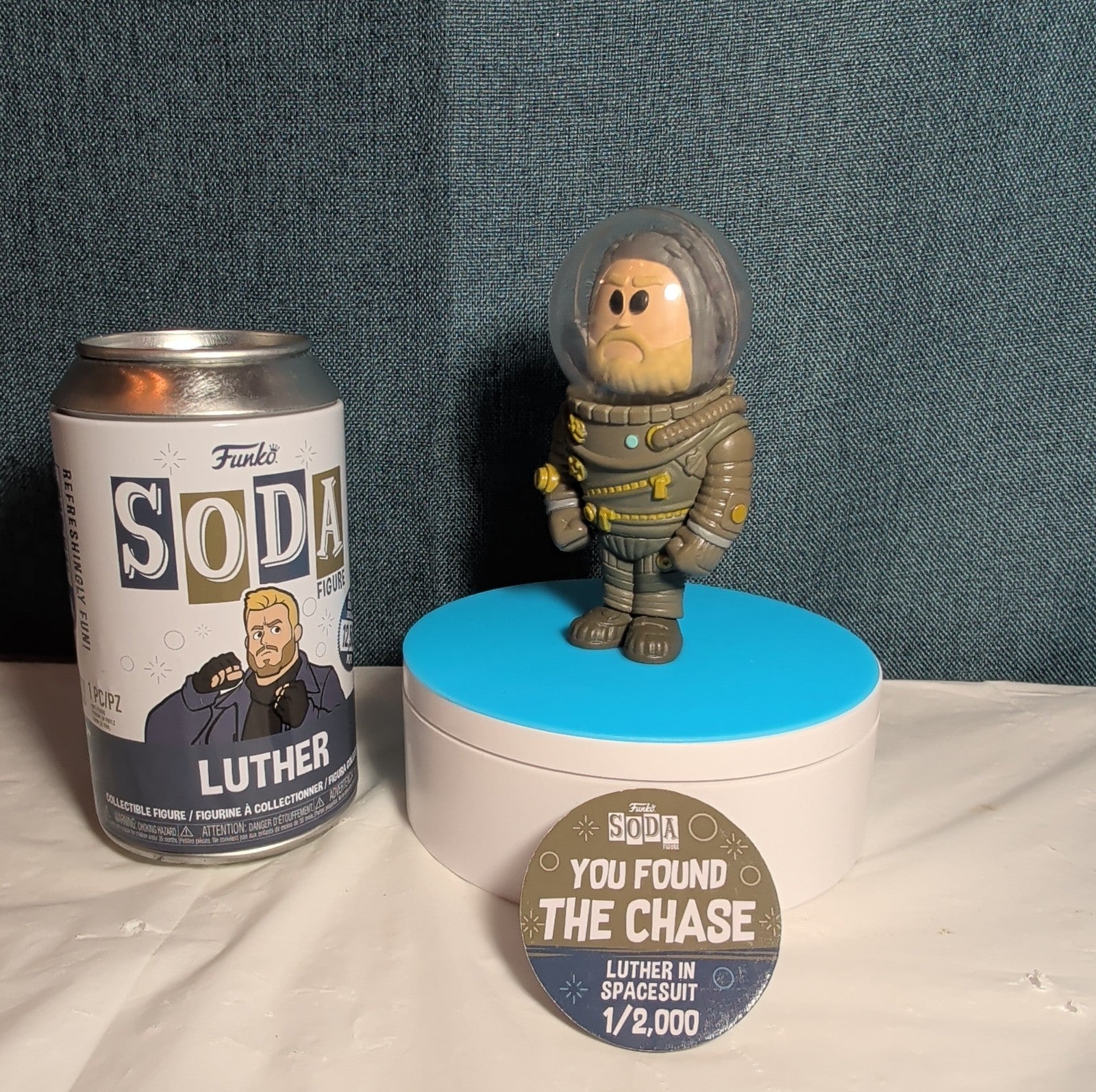 Funko Soda Luther Spacesuit Chase Vinyl Figure 1/2000