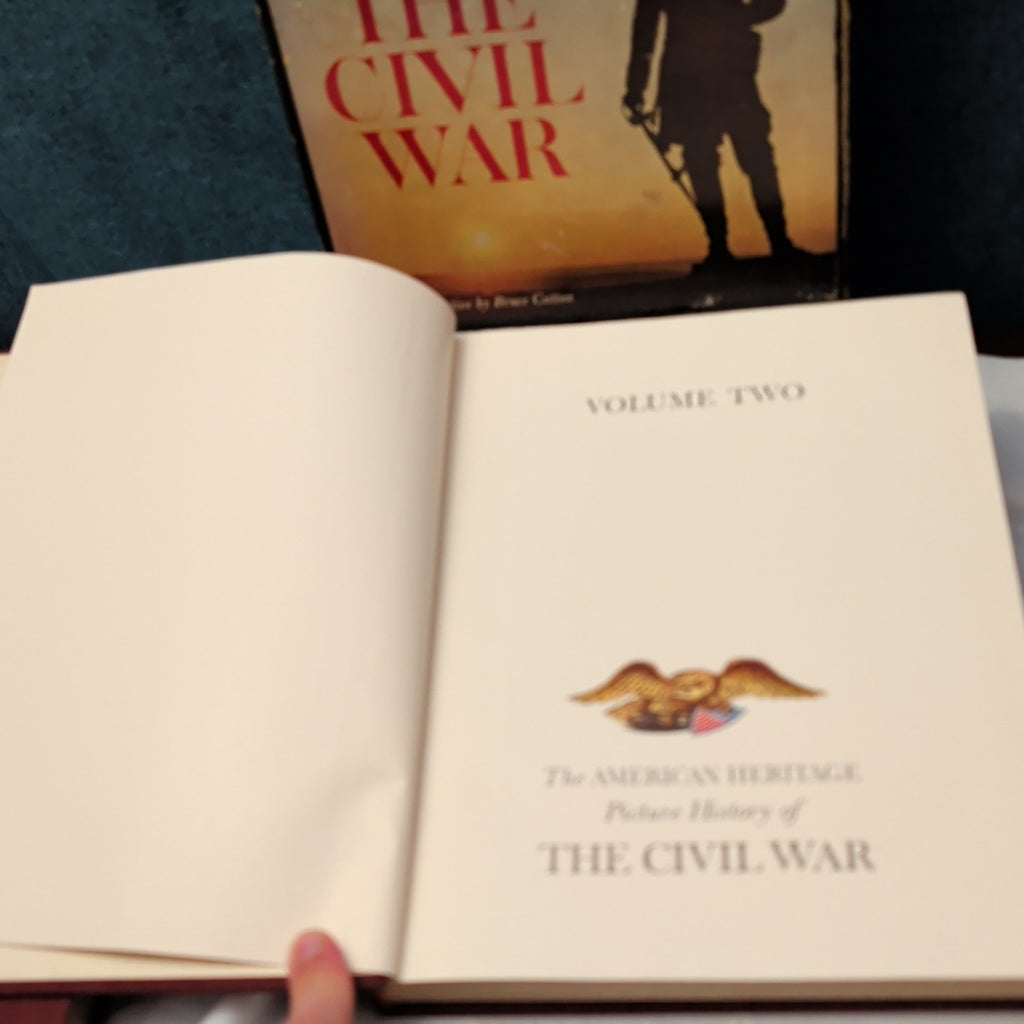 1960 American Heritage Picture History of The Civil War 2-Vol Set Bruce Catton