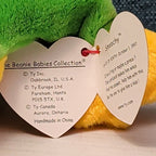 TY Beanie Baby SMOOCHY the Frog 1997 | MWMT Mint Tags | Retired Felt Mouth
