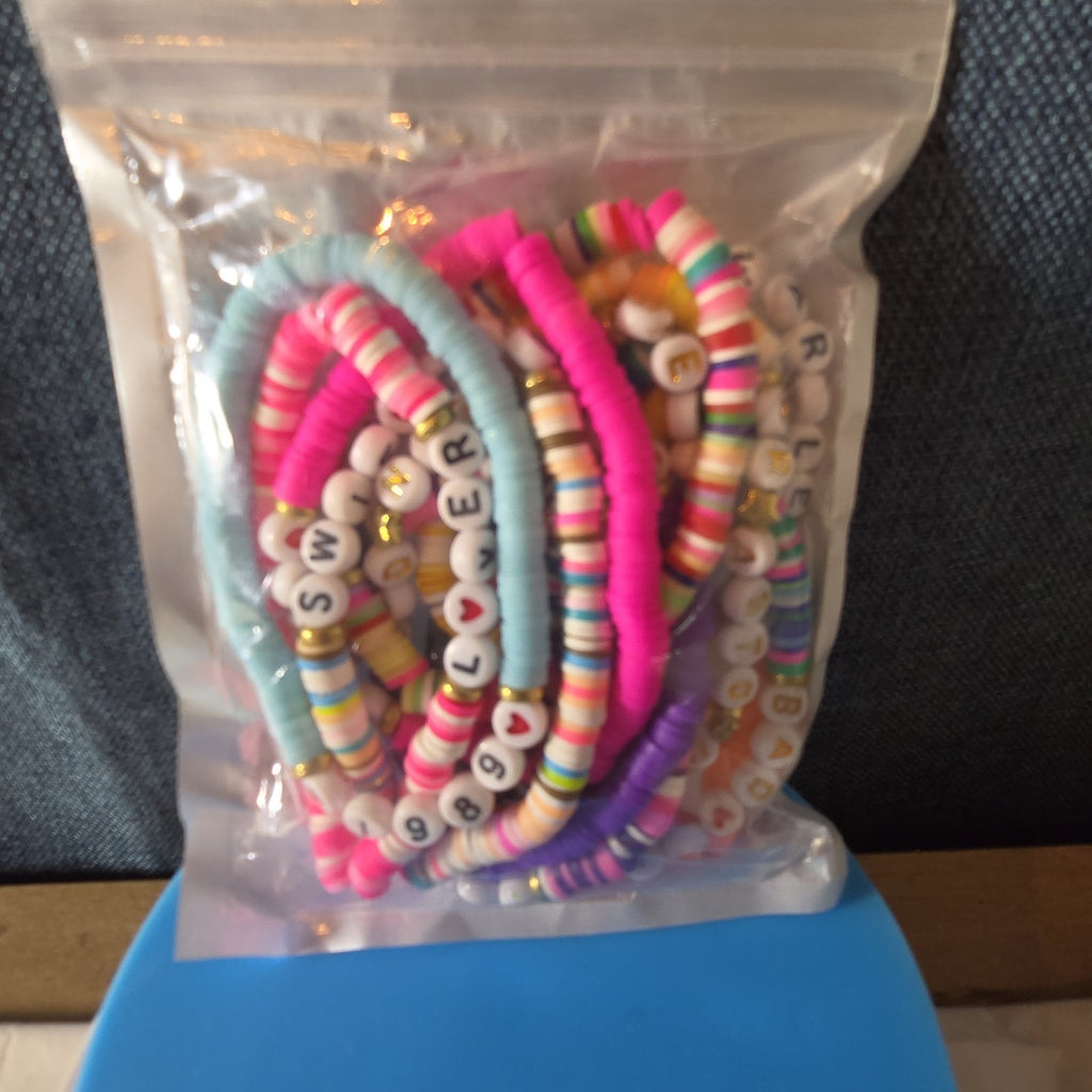 Swift Eras Tour 12 Pk Beaded Friendship Bracelets