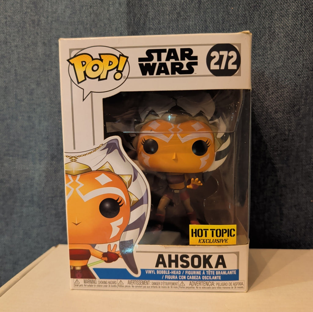 Funko POP Star Wars Ahsoka 272 Hot Topic Exclusive Vinyl In Box with Protector