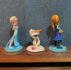 Disney Infinity Frozen 3 Figure Lot Elsa Anna Olaf PVC Loose