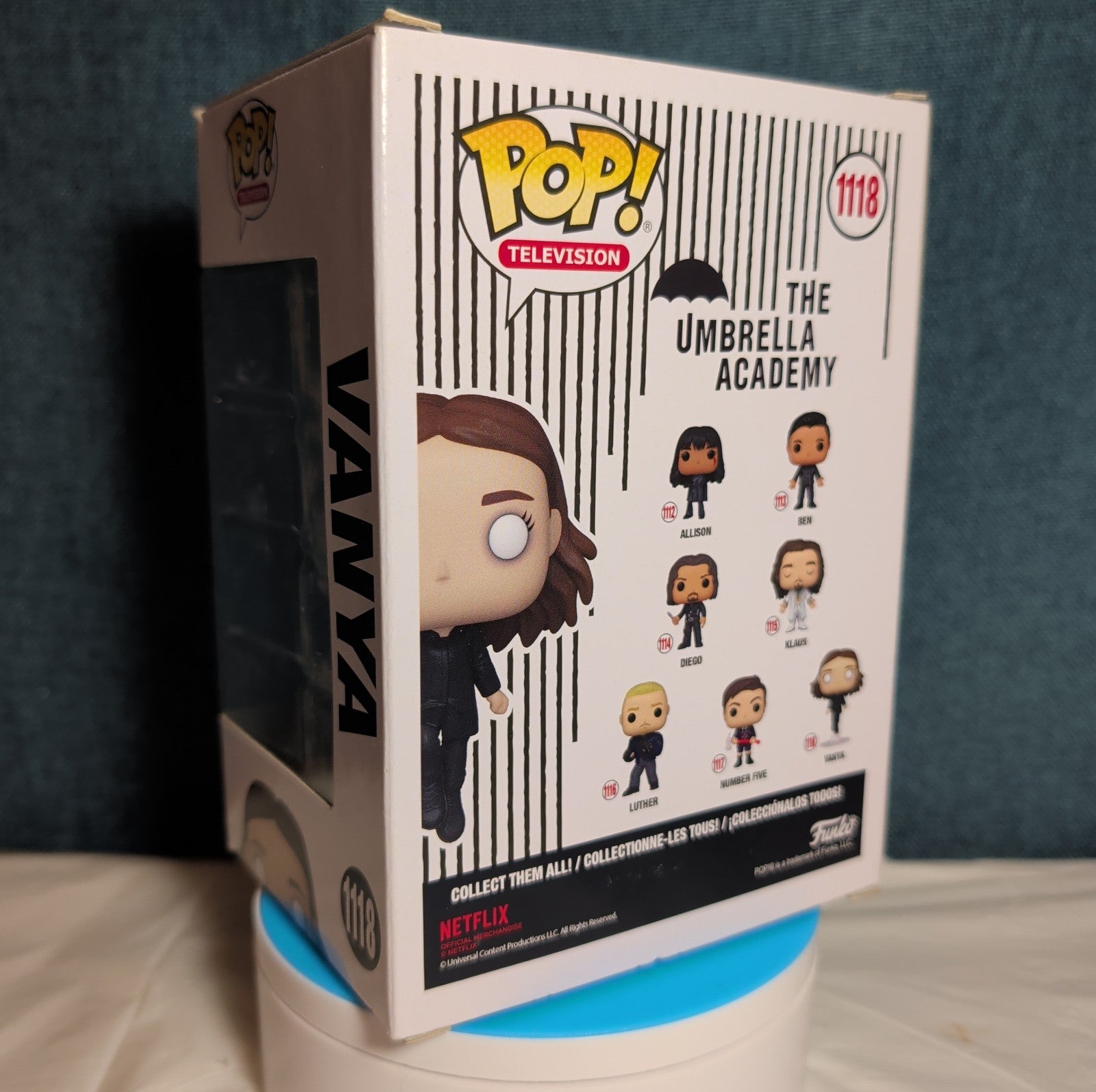 Funko Pop Television Umbrella Academy Vanya 1118 Vinyl Figure in Box w Protector