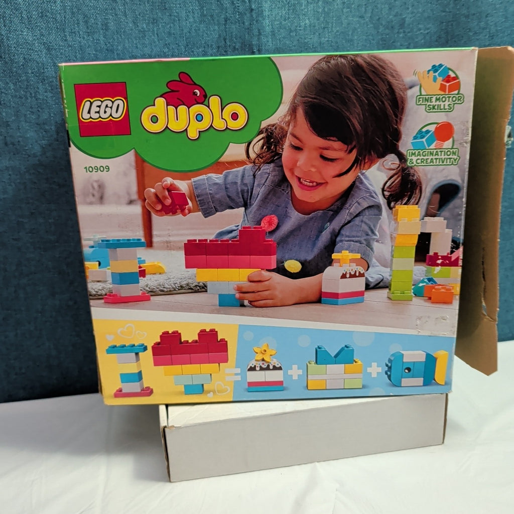 LEGO DUPLO 10909 Heart Box 80 Pieces Toddler Building Toy 2020 Retired Complete