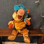 Disney Tigger Plush Lot Angel Mardi Gras Professor Pooh Blanket