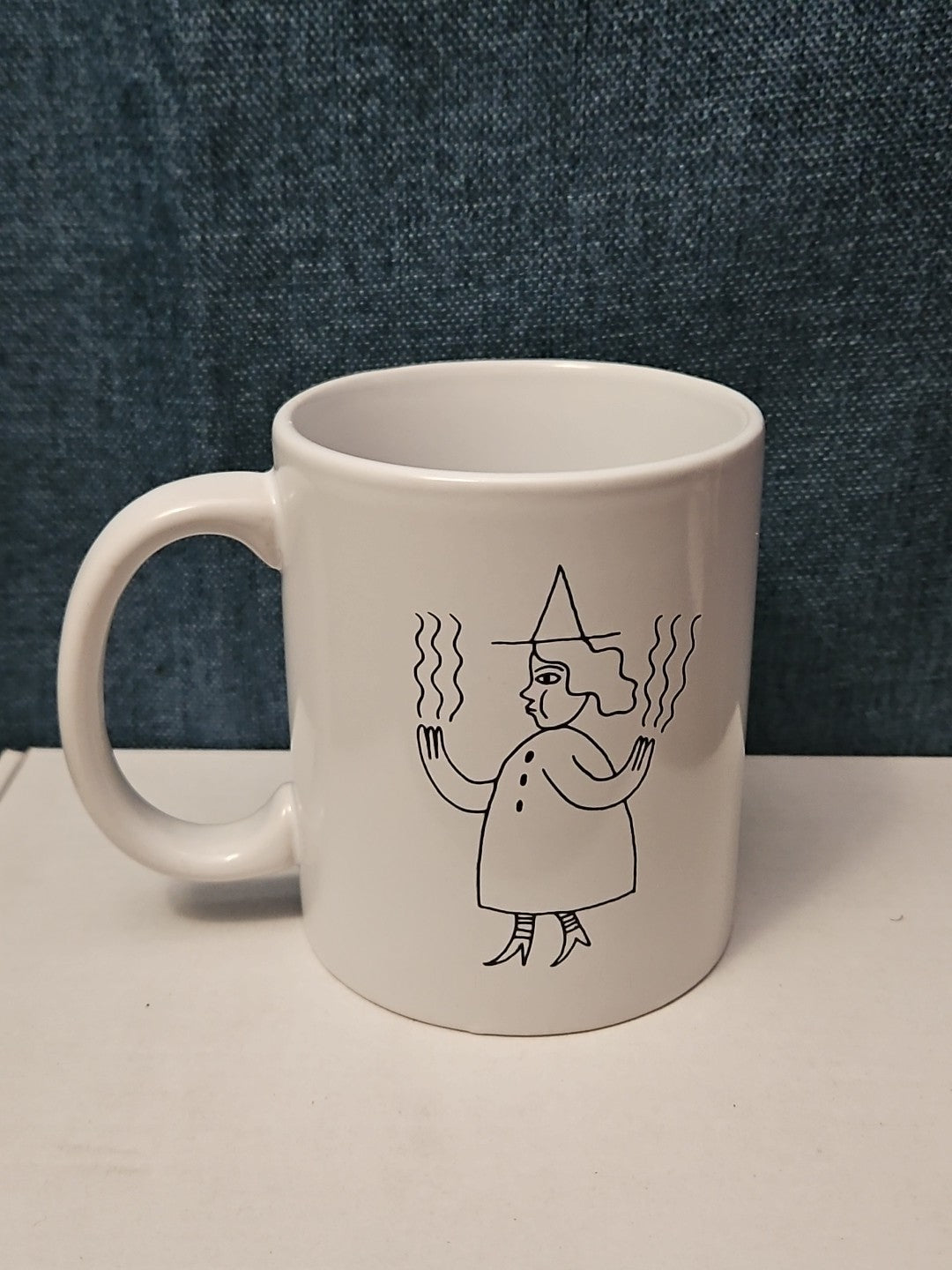 Witch City Salem Massachusetts Coffee Mug | Artistic Souvenir Tea Cup | White
