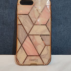 i-Blason Cosmo iPhone 7 Plus 8 Plus Case Pink Marble Rose Gold