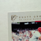 2000 Topps Gallery Rusty Greer #4 Texas Rangers Canvas Texture Baseball Card