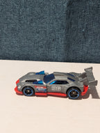 Hot Wheels GT HUNTER 2014 First Edition Night Burnerz #96 Silver Loose | Good