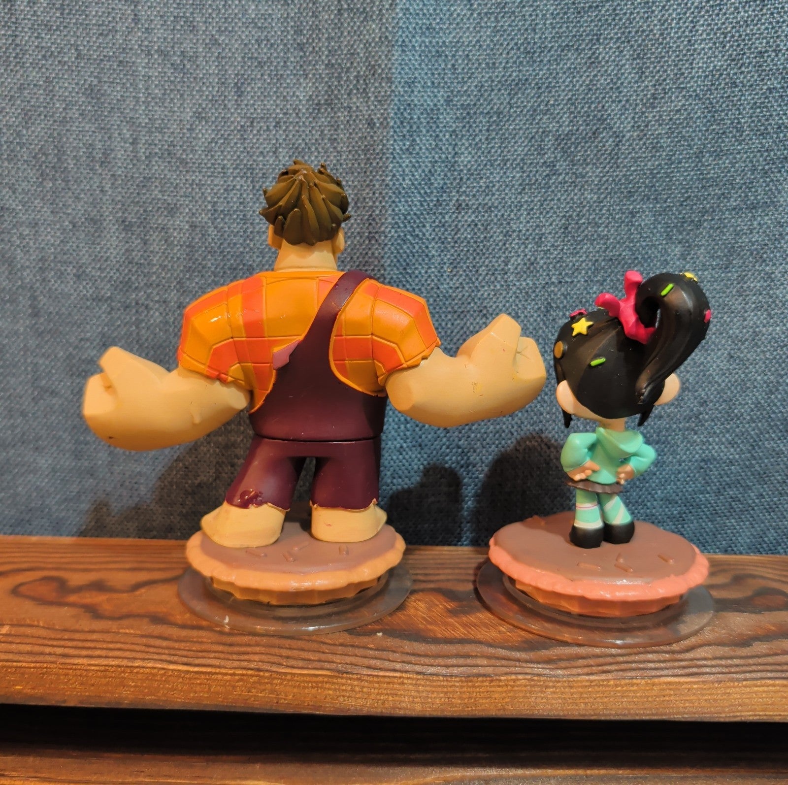 Disney Infinity Wreck It Ralph Vanellope 2 Figure Lot PVC Loose