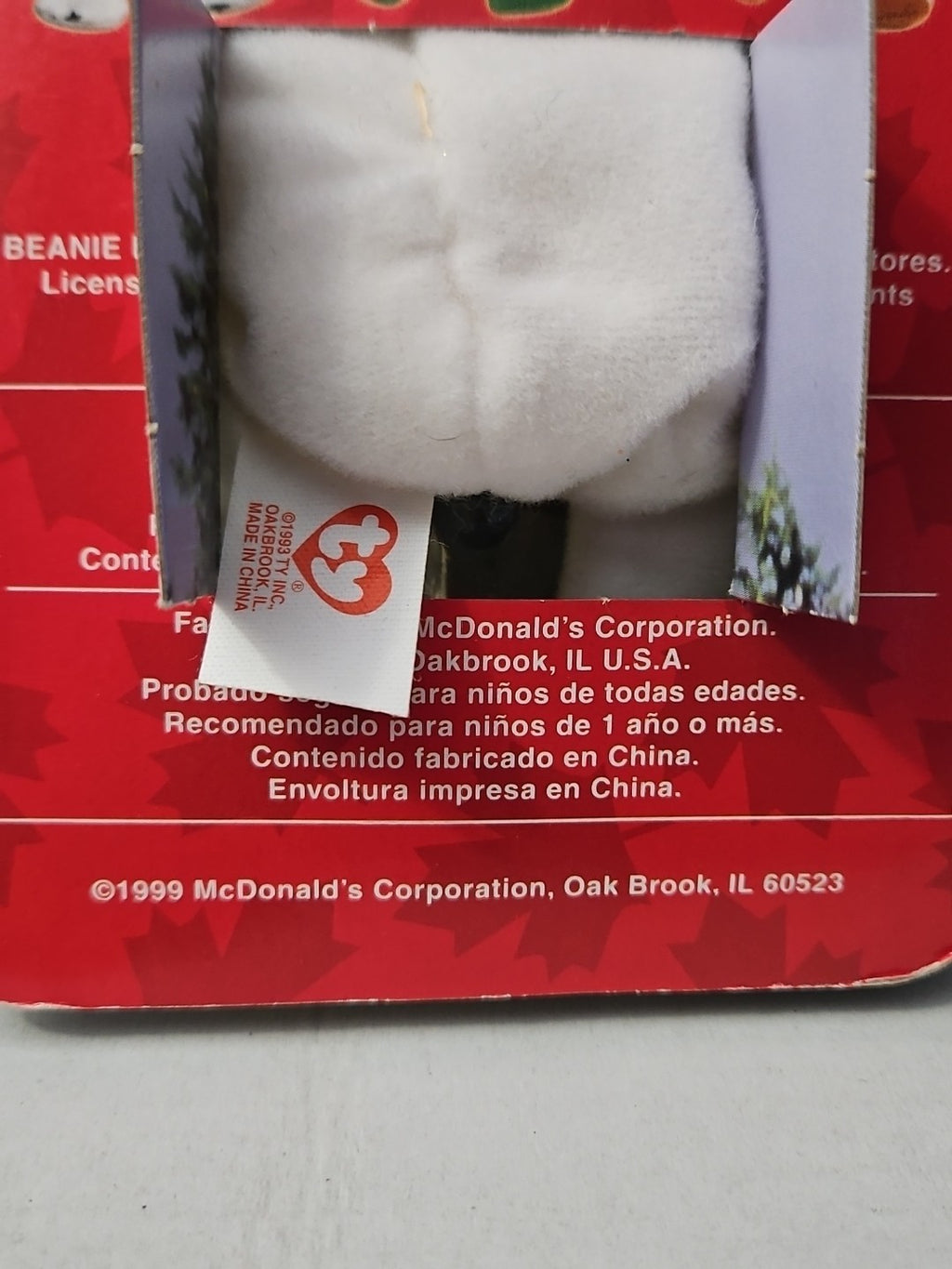 Ty Beanie Baby Maple the Bear | 1997 McDonald's Charity Exclusive