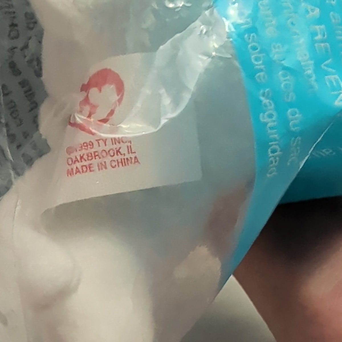 Ty Teenie Beanie Babies Flip the Cat #3 McDonald’s 2000 Sealed New White Cat Toy