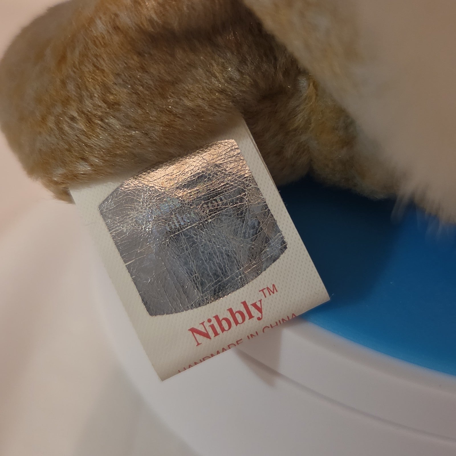 Ty Beanie Baby Nibbly Bunny Rabbit Plush 1999 NWT Hard Tag Protector
