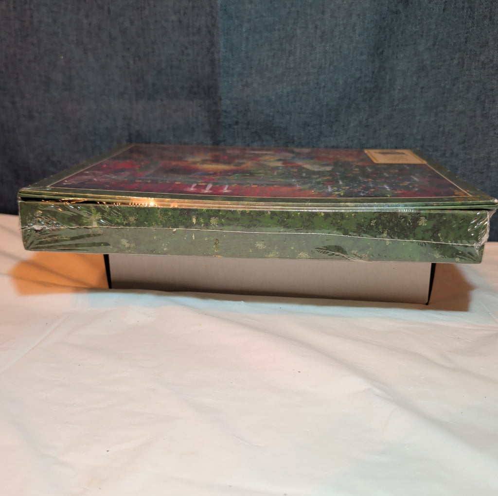 Vintage Lang Christmas Puzzle 500 pc Factory Sealed New Pop Up Easel Box 1982