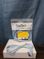 StarTech Cisco Console Cable 6ft | DB9 to RJ45 Management Router Switch | Blue