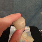 Drilled Stone Beads Peach Natural Tumbled Boho Craft