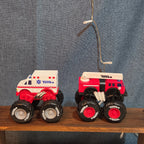 Tonka Metal Movers Monster Firetruck Ambulance Diecast 2021 Lot 2
