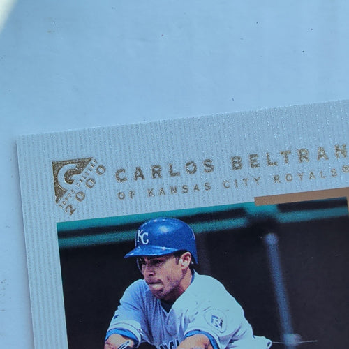 2000 Topps Gallery Carlos Beltran #7 Royals Canvas 1999 ROY HOF Vibe
