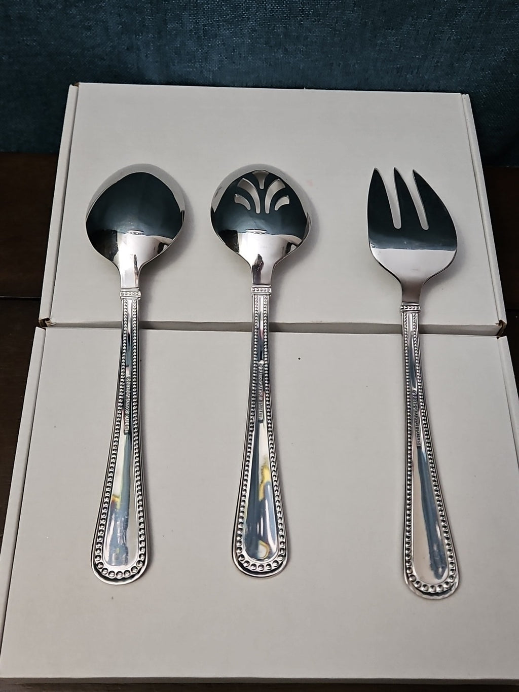 Reed & Barton KENDALL 5-Piece Serving Set | Hostess Host Set | 18/10 Stainless