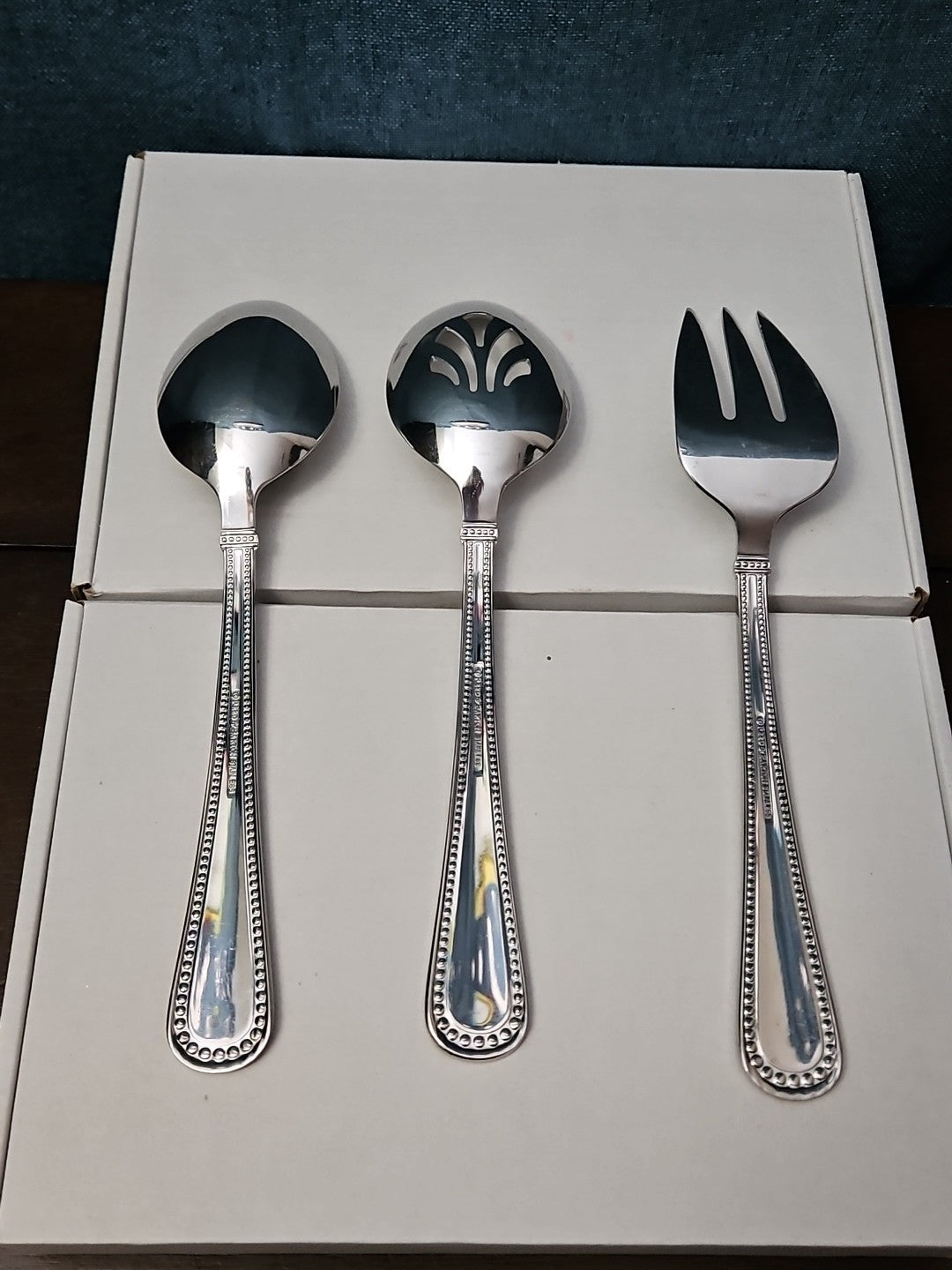 Reed & Barton KENDALL 5-Piece Serving Set | Hostess Host Set | 18/10 Stainless