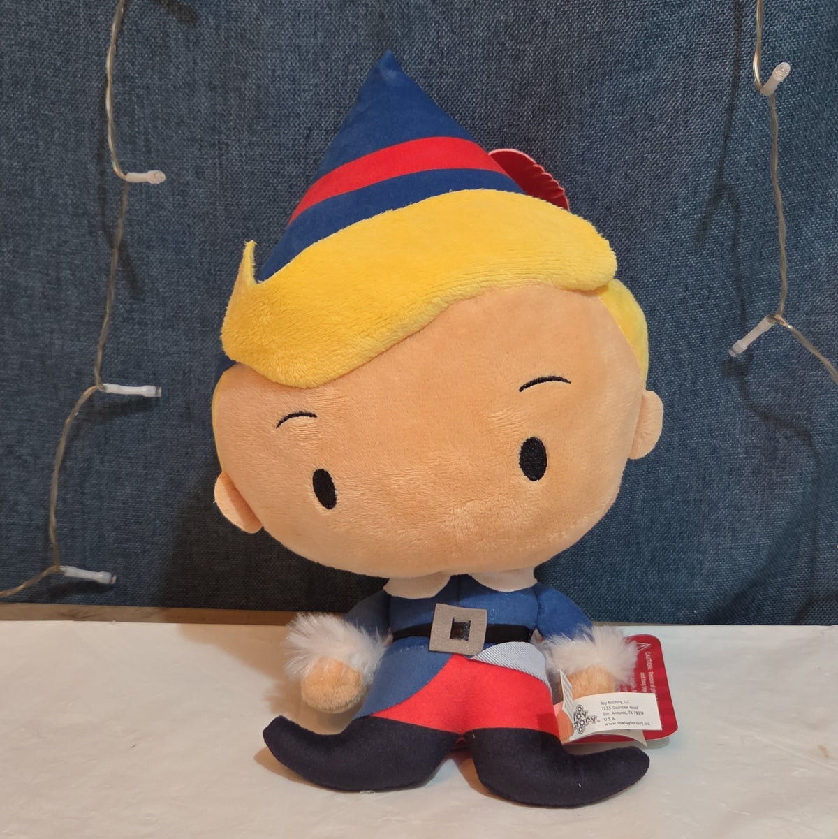 Toy Factory Hermie Elf Chibi Plush 10" Rudolph Dentist Christmas NWT