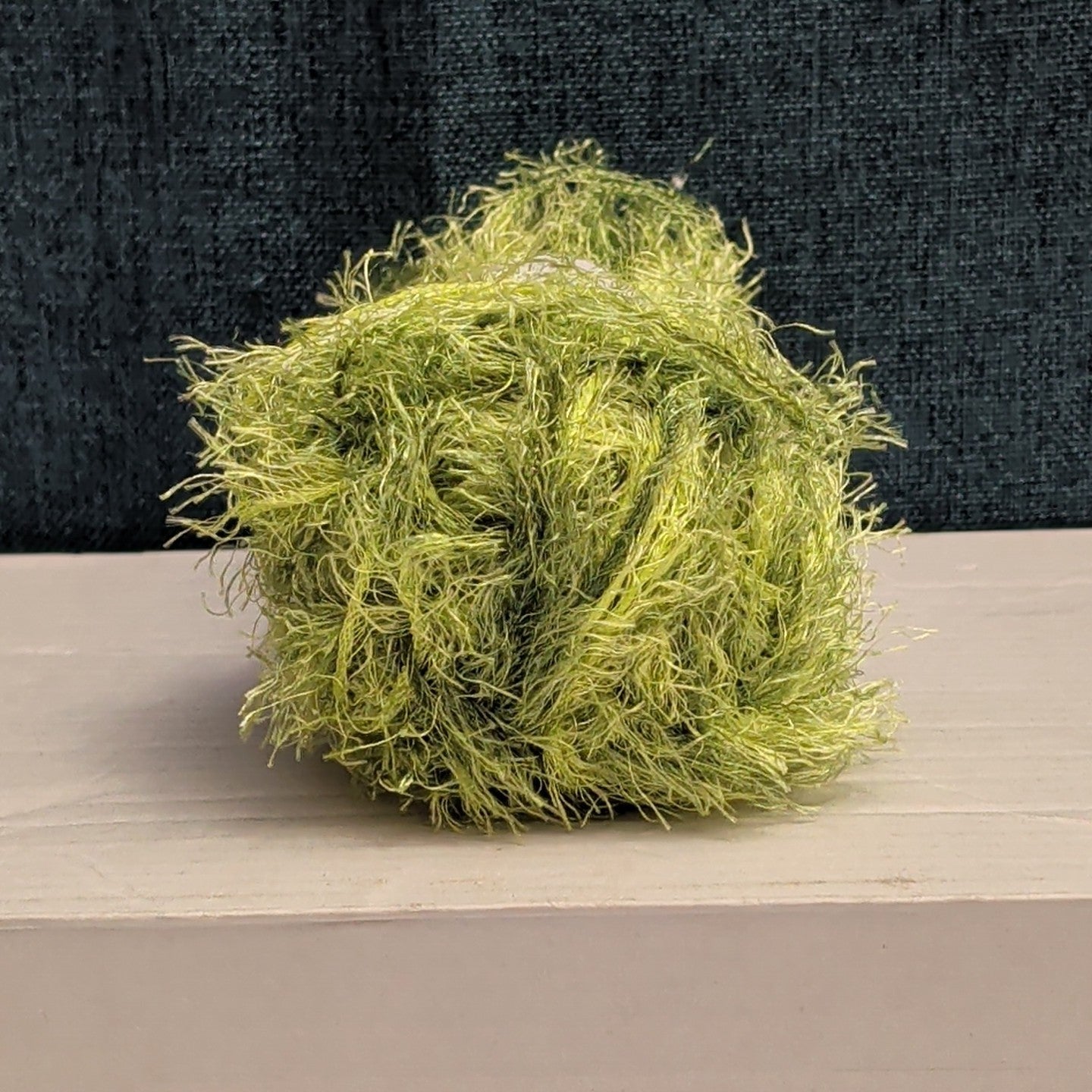 Red Heart Foxy Eyelash Yarn Lime Green