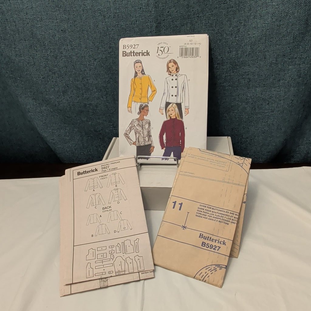 Butterick B5927 Jacket Sewing Pattern Sizes 6-14 UNCUT | 150th Anniversary Easy