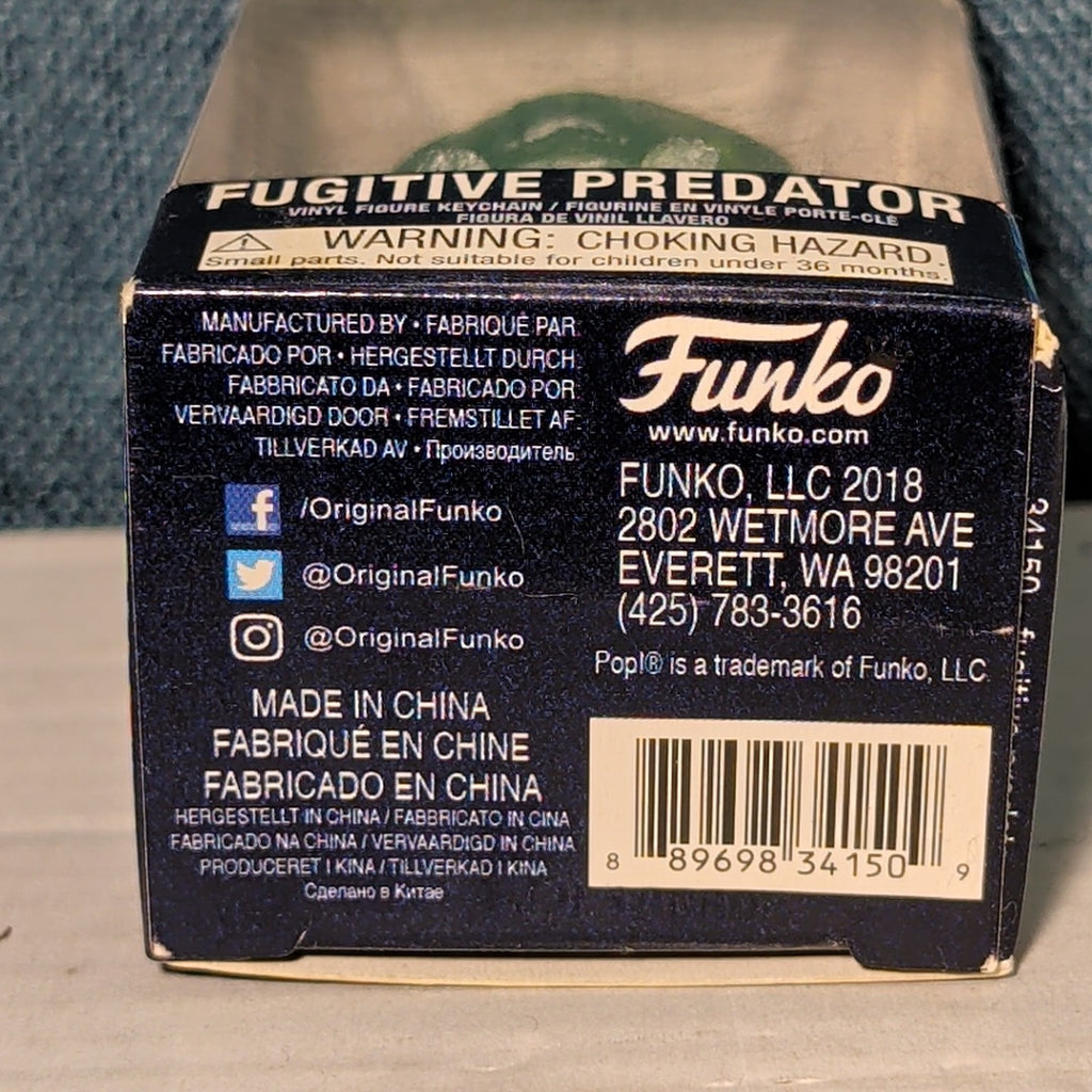 Funko Pocket POP Keychain Fugitive Predator Clear Green EXCLUSIVE
